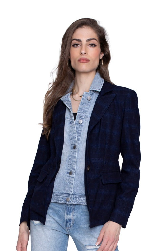 Helen Blazer in Ibiza Navy Twilight with Removable Insert