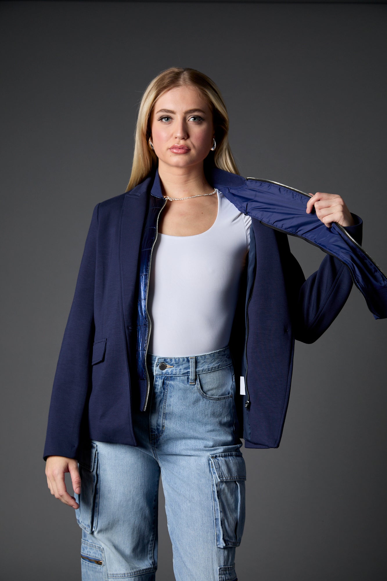 Helen Fireside Blazer in Navy