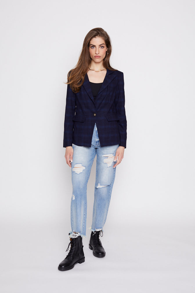 Helen Blazer in Ibiza Navy Twilight with Removable Insert