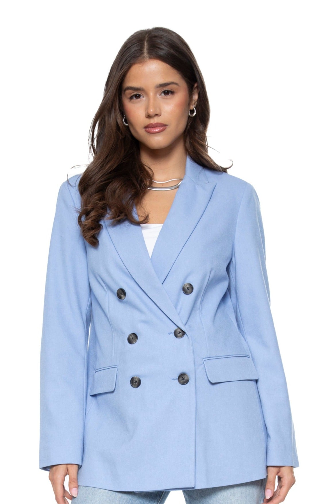 Your Ex Boyfriends Blazer In Periwinkle